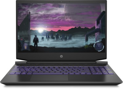 HP Pavilion Ryzen 5 Hexa Core AMD R5-5600H - (8 GB/512 GB SSD/Windows 10/4 GB Graphics/NVIDIA GeForce GTX 1650/144 Hz) 15-ec2004AX Gaming Laptop(15.6 inch, Shadow Black, 1.98 kg)